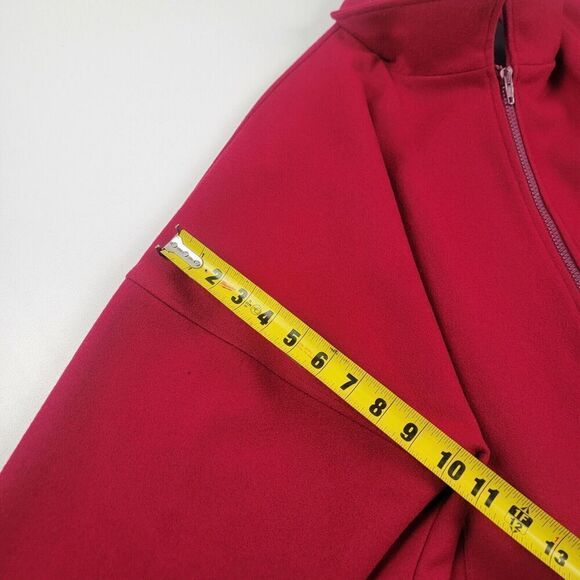 Pendleton Lobo 100% Virgin Wool Bomber Jacket Men's‎ Medium Maroon Red Full Zip - Picture 11 of 12